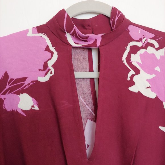 Free People Say you Love Me high neck keyhole in front & open back with sash  XS - Picture 2 of 14